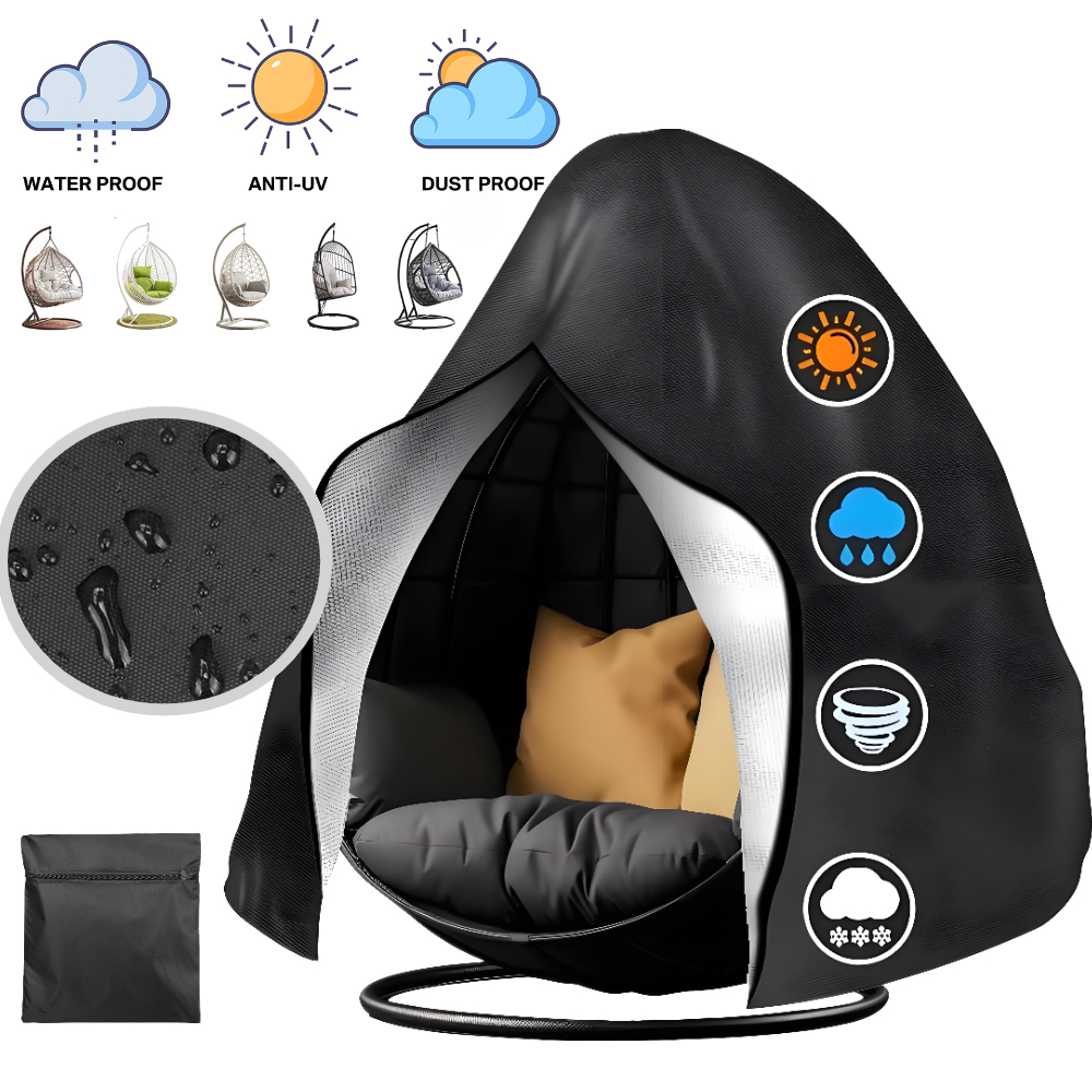 Outdoor Furniture Egg Chair - Waterproof Patio Hanging Egg Chair Cover
