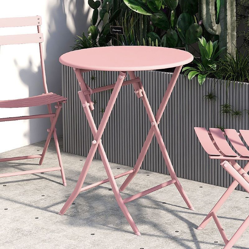 Outdoor Furniture Europe - Versatile Use Wrought Iron Folding Coffee