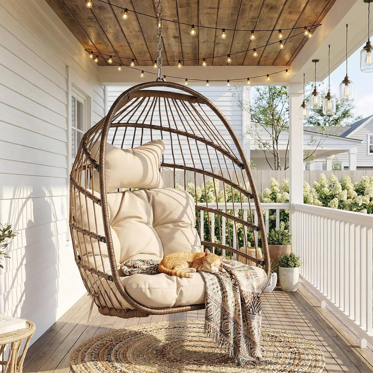 Outdoor Furniture Without Cushions - Outdoor Hanging Egg Chair Without Stand,