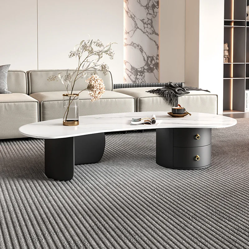 Outdoor Furniture Italian - Aesthetic Modern Coffee Table Accessories Black