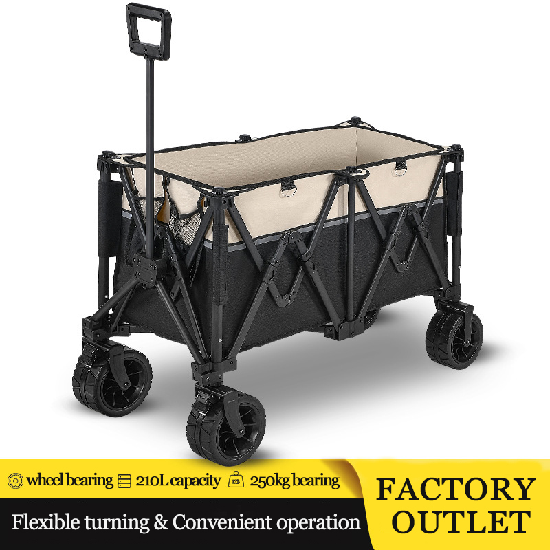 Outdoor Furniture Shop - Extra Long Extender Wagon Cart, 260L