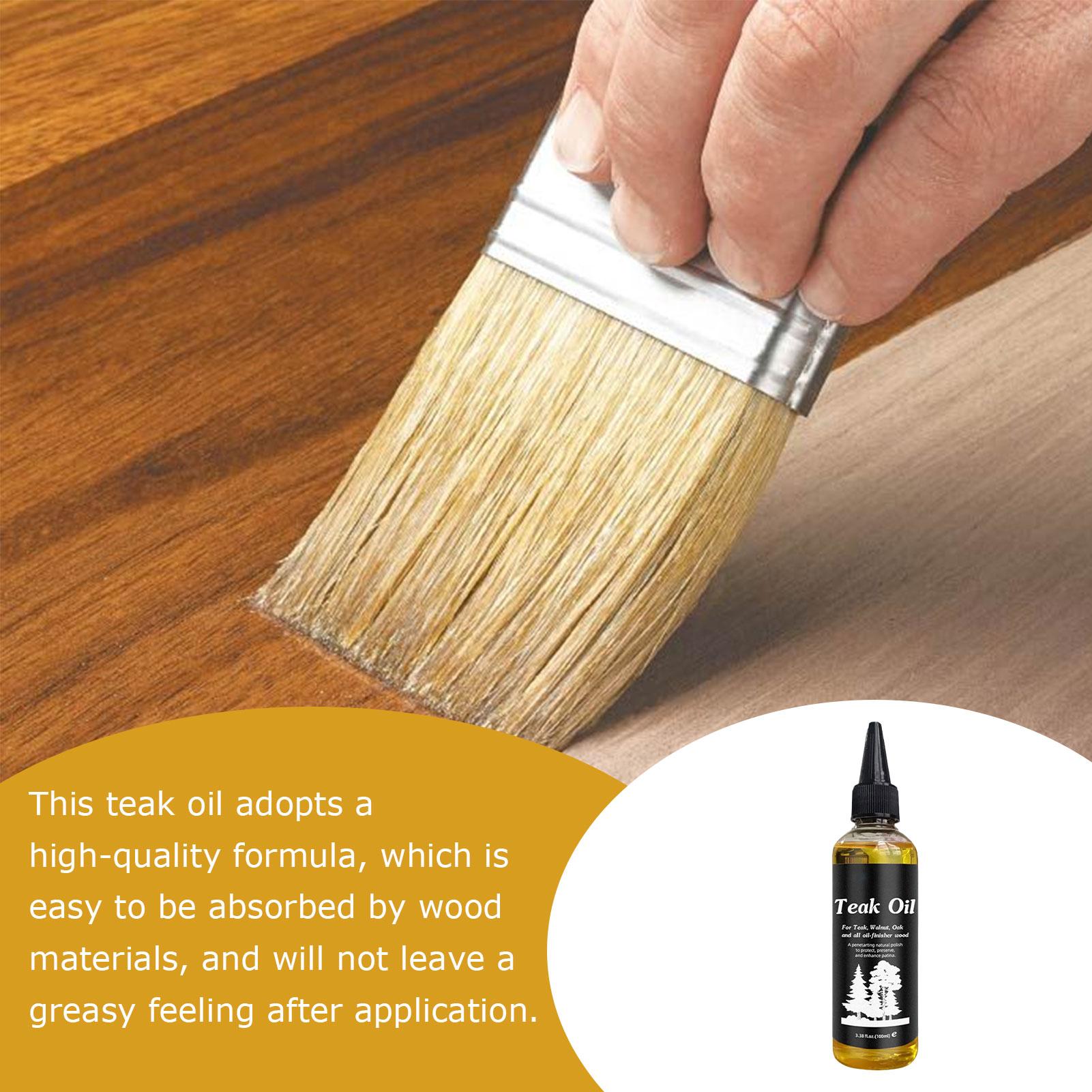 Outdoor Furniture Oil - 100ml Furniture Conditioner Poli sher Wood
