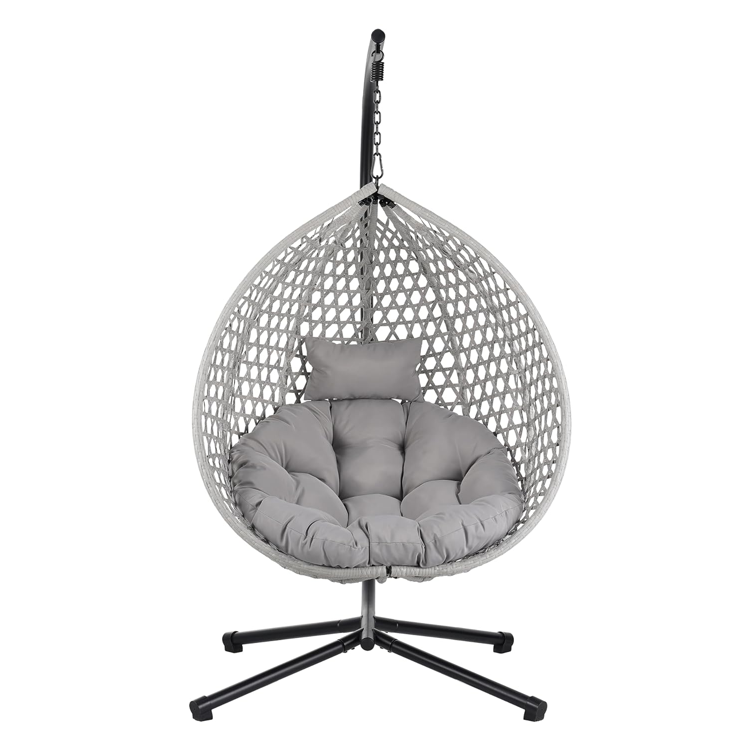Foldable HDPE Rattan Hanging E - đánh giá và giá Outdoor Furniture Egg Chair