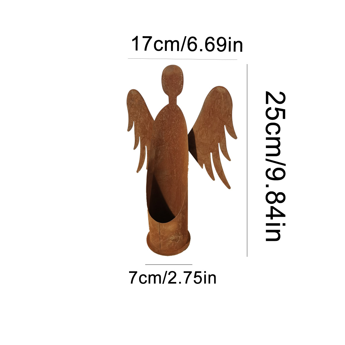 1Pc Iron Garden Sculpture, Vin - đánh giá và giá Outdoor Furniture Iron