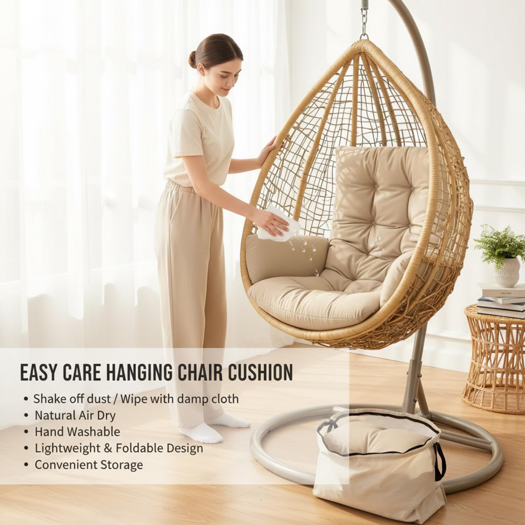 Egg Chair Cushion Replacement, - đánh giá và giá Outdoor Furniture Egg Chair