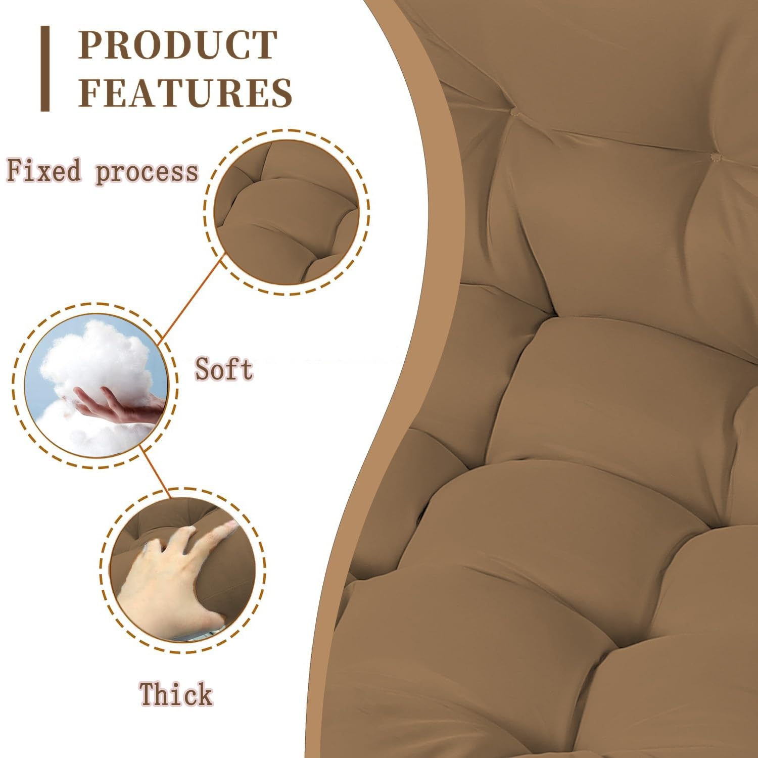 Egg Chair Cushion Replacement, - đánh giá và giá Outdoor Furniture Egg Chair