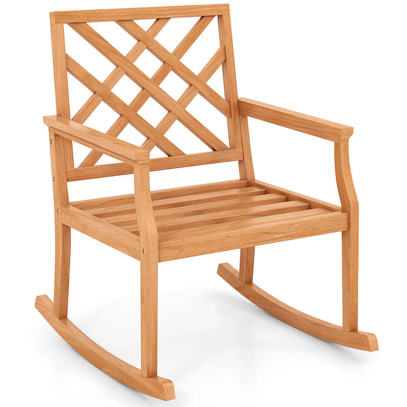 Teak Wood Rocking Chair 36 Inc - đánh giá và giá Outdoor Furniture Teak Wood