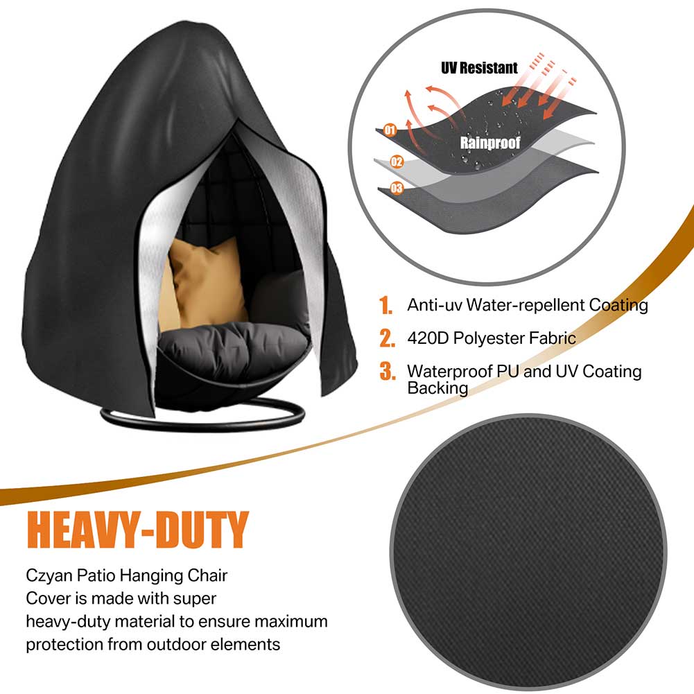 Waterproof Patio Hanging Egg C - đánh giá và giá Outdoor Furniture Egg Chair