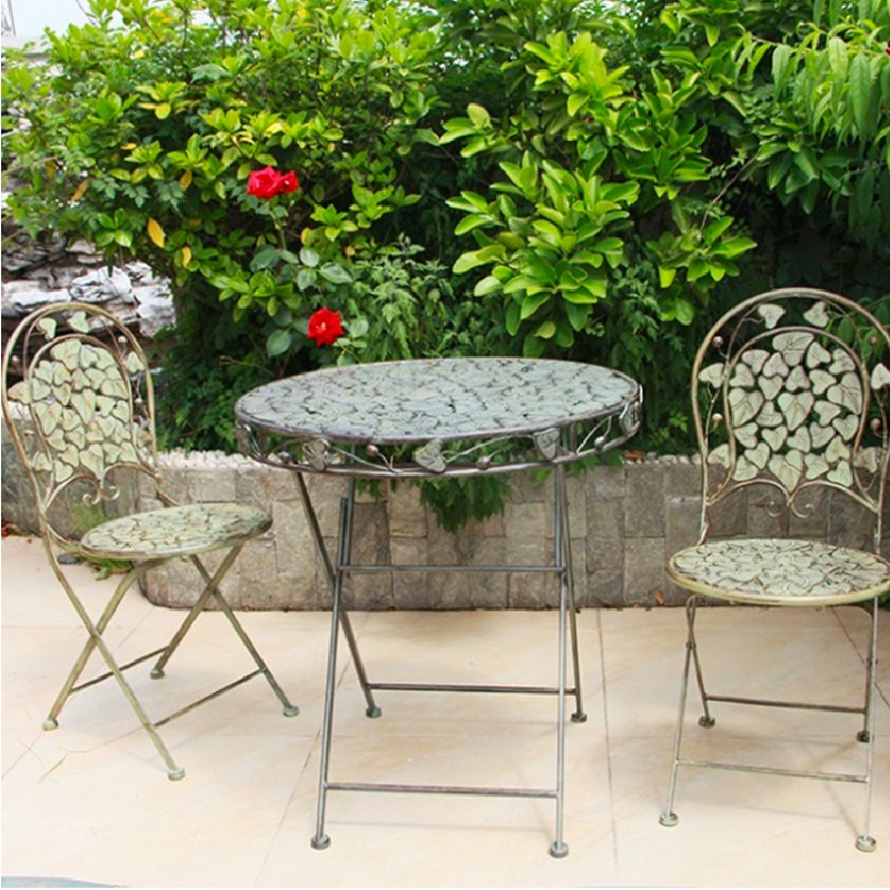 Old Courtyard Retro Iron Table - đánh giá và giá Outdoor Furniture Europe