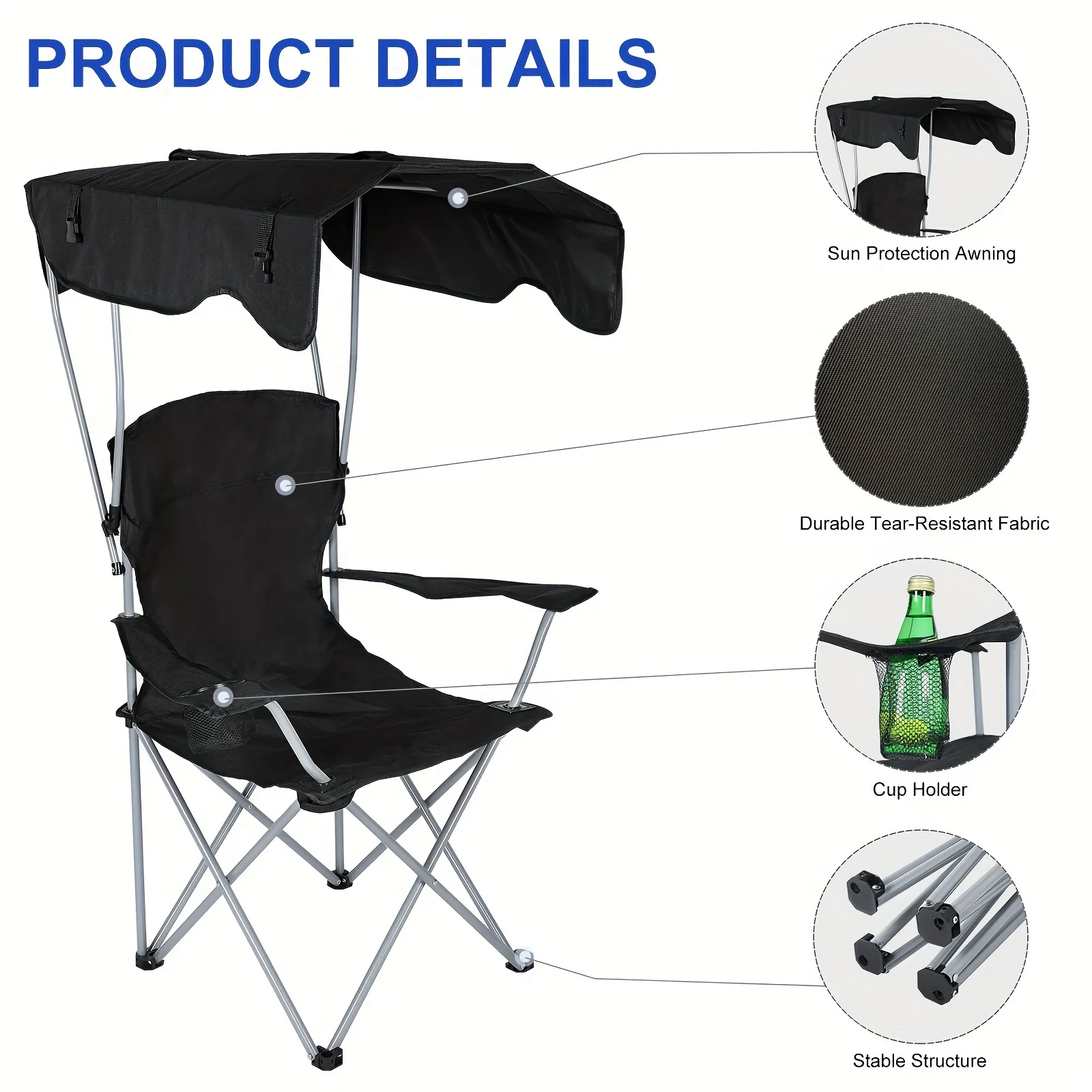 Canopy Lounge Chair with Sunsh - đánh giá và giá Outdoor Furniture Diy Plans