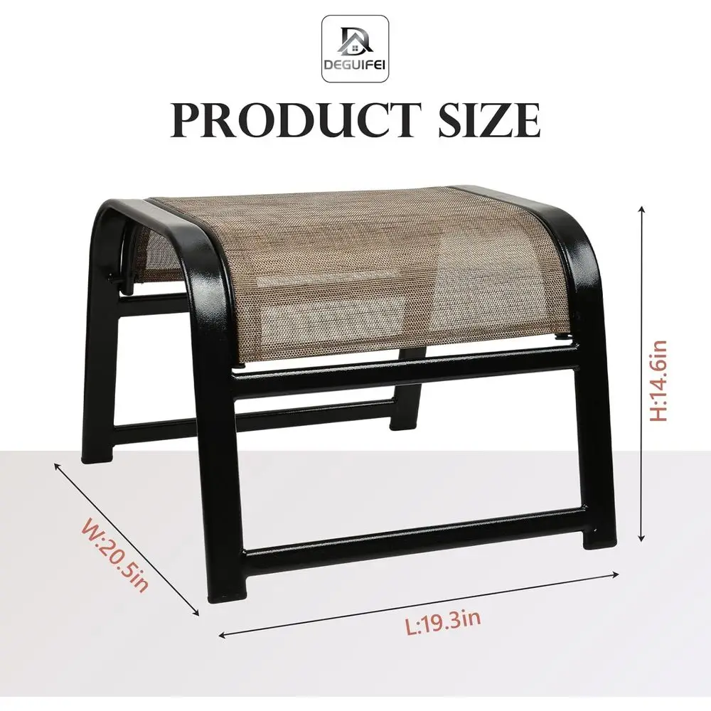 Patio Ottoman Set, Outdoor 2-P - đánh giá và giá Outdoor Furniture Iron