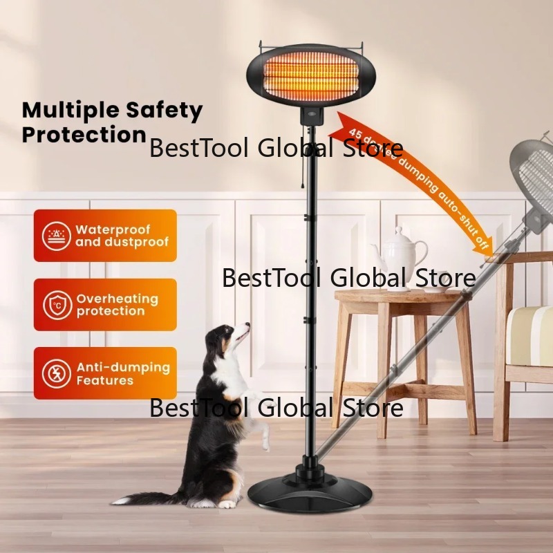 Waterproof Outdoor Electric Pa - đánh giá và giá Patio Heater Standing