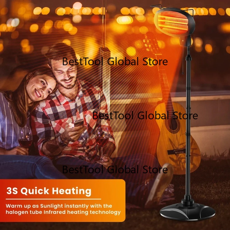 Waterproof Outdoor Electric Pa - đánh giá và giá Patio Heater Standing