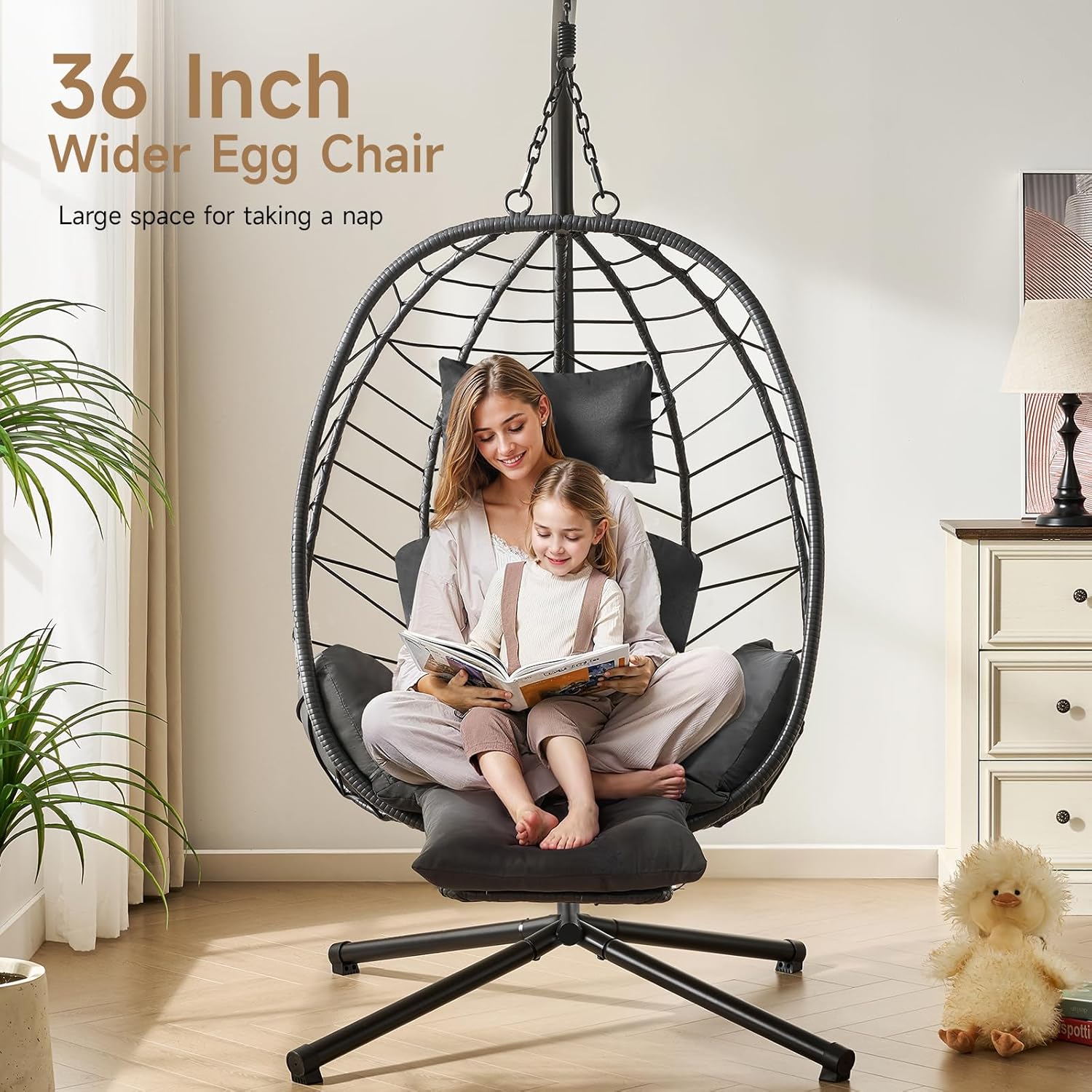Hanging Egg Chair with Adjusta - đánh giá và giá Outdoor Furniture Egg Chair