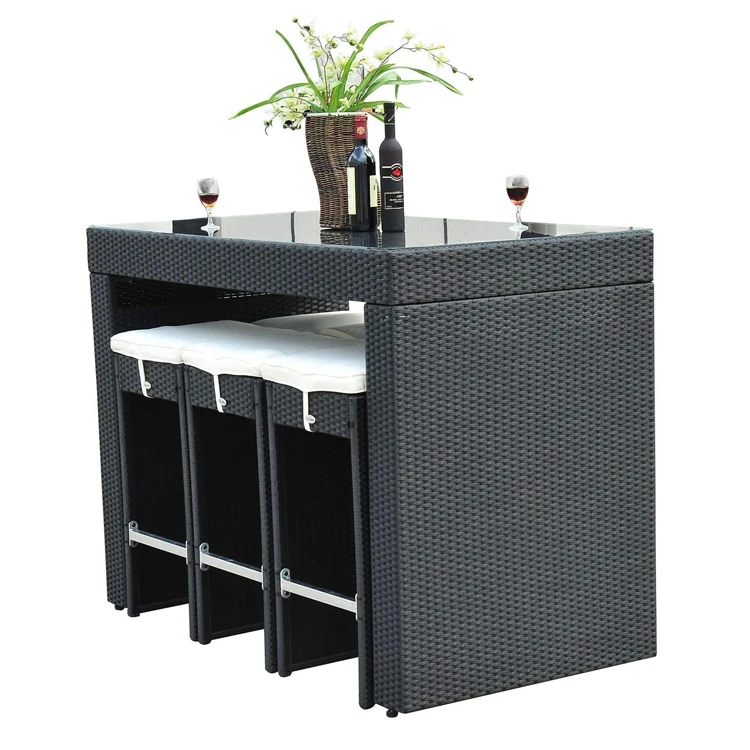 7pcs Rattan Bar Set Garden Wic - đánh giá và giá Outdoor Furniture Europe