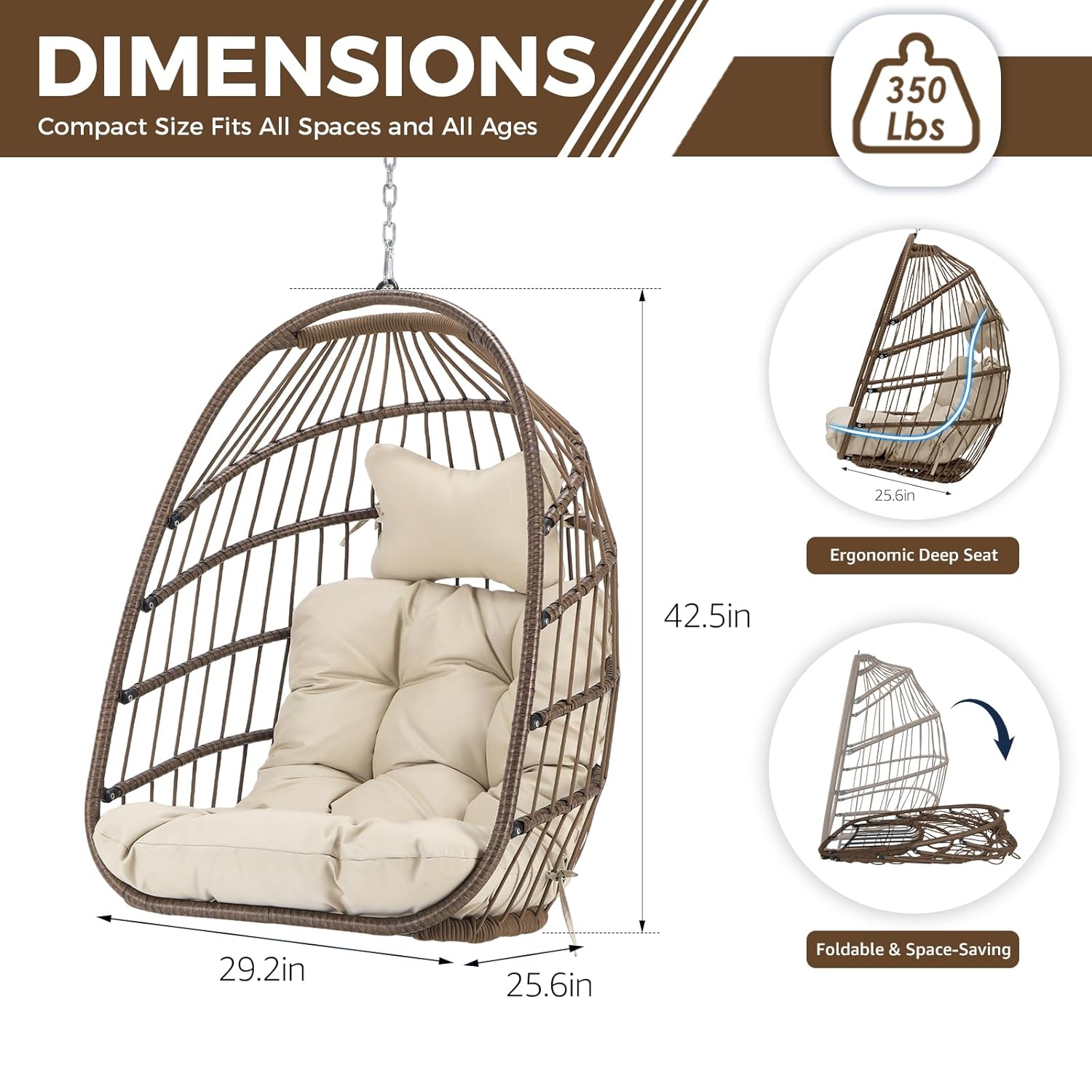 Outdoor Hanging Egg Chair With - đánh giá và giá Outdoor Furniture Egg Chair
