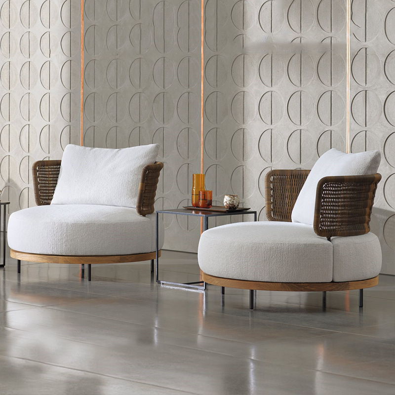 qw-Outdoor Sofa Patio Villa Te - đánh giá và giá Outdoor Furniture Teak Wood