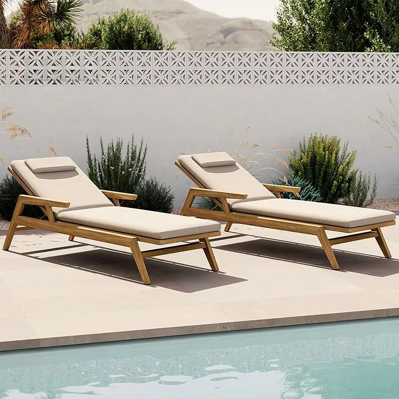 Hotel Luxury Lounge Chair Rope - đánh giá và giá Outdoor Furniture Teak Wood