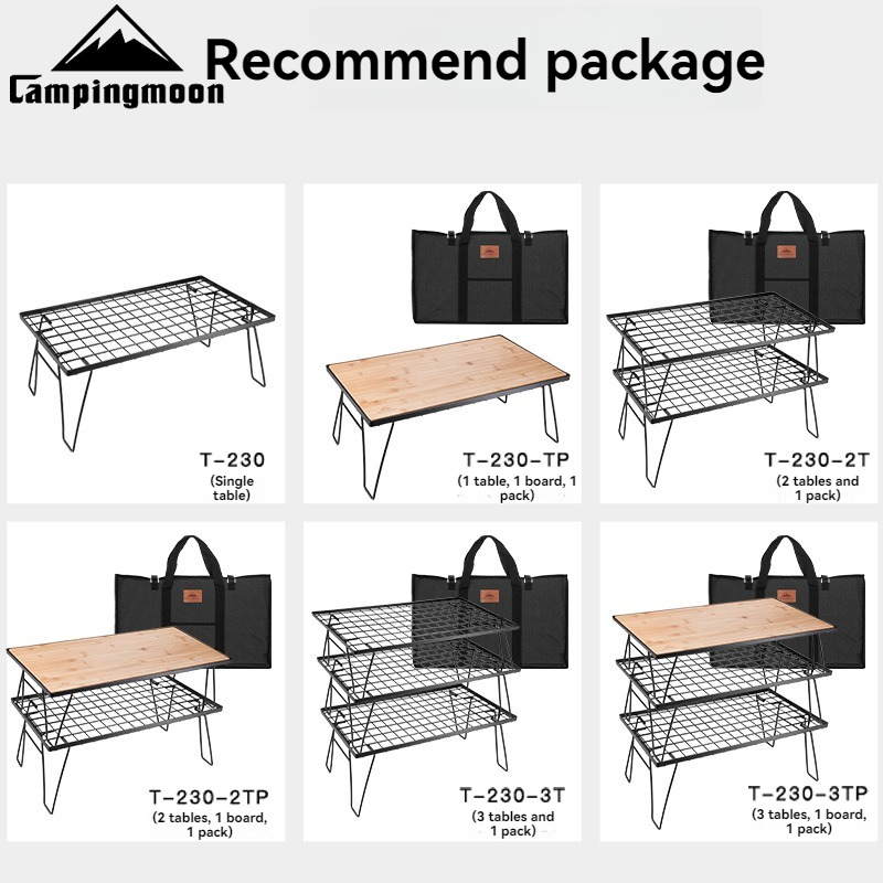 CAMPINGMOON T-230 Portable Mul - đánh giá và giá Outdoor Furniture Iron