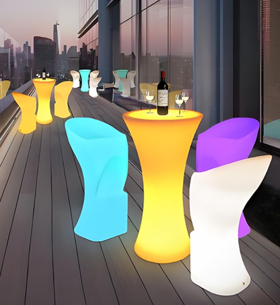 Portable LED Bar Counter Table - đánh giá và giá Outdoor Furniture Europe
