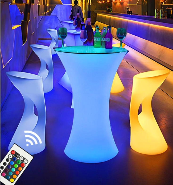 Portable LED Bar Counter Table - đánh giá và giá Outdoor Furniture Europe