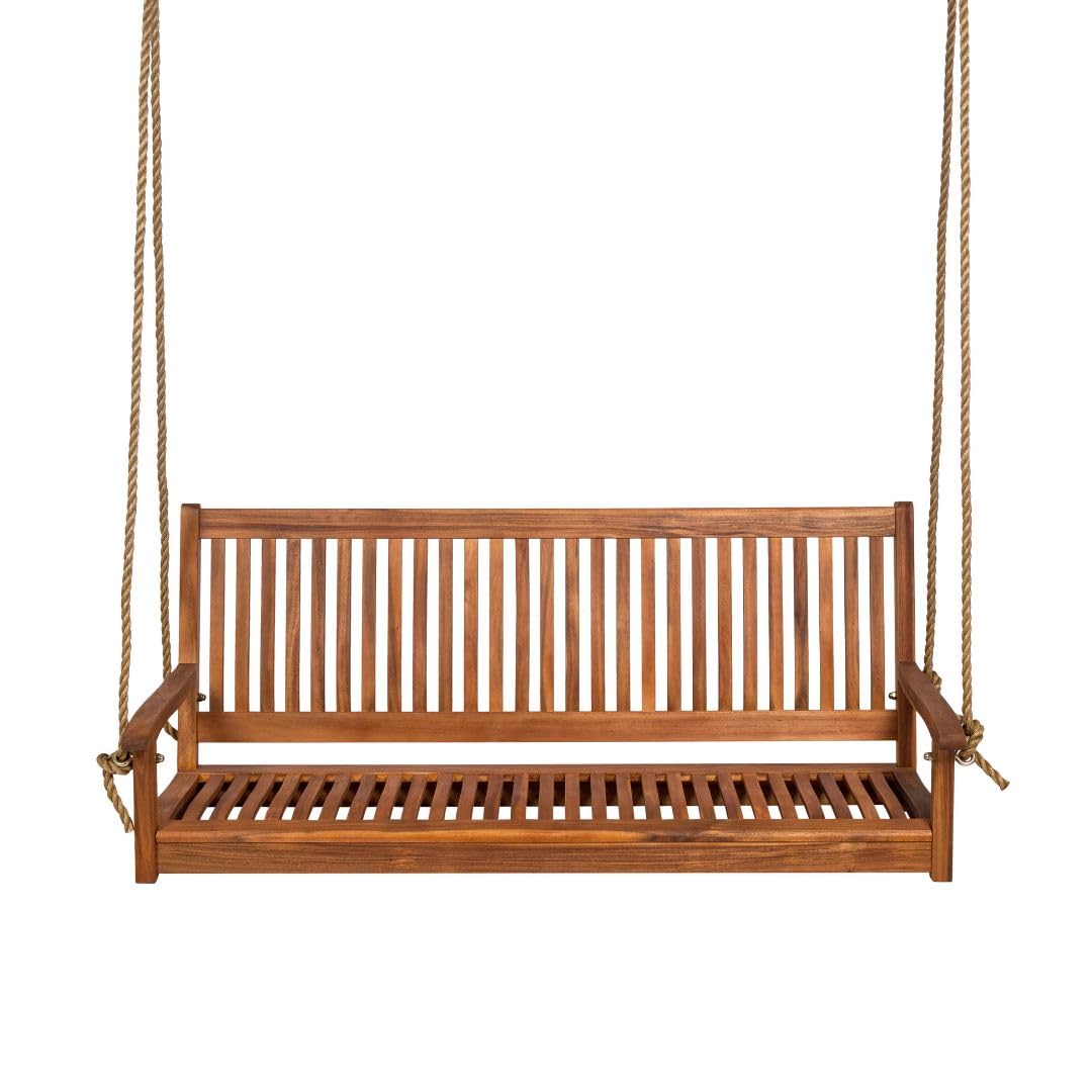5ft Acacia Wood Porch Swing We - đánh giá và giá Outdoor Furniture Oil