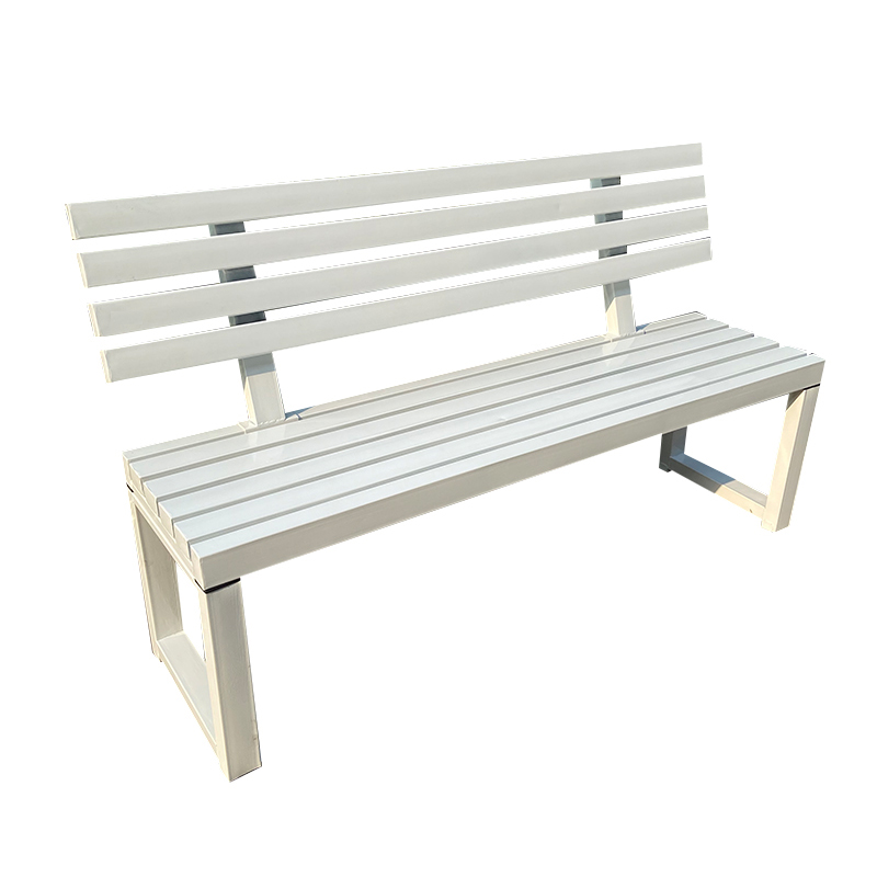 Internet celebrity White bench - đánh giá và giá Outdoor Furniture Iron