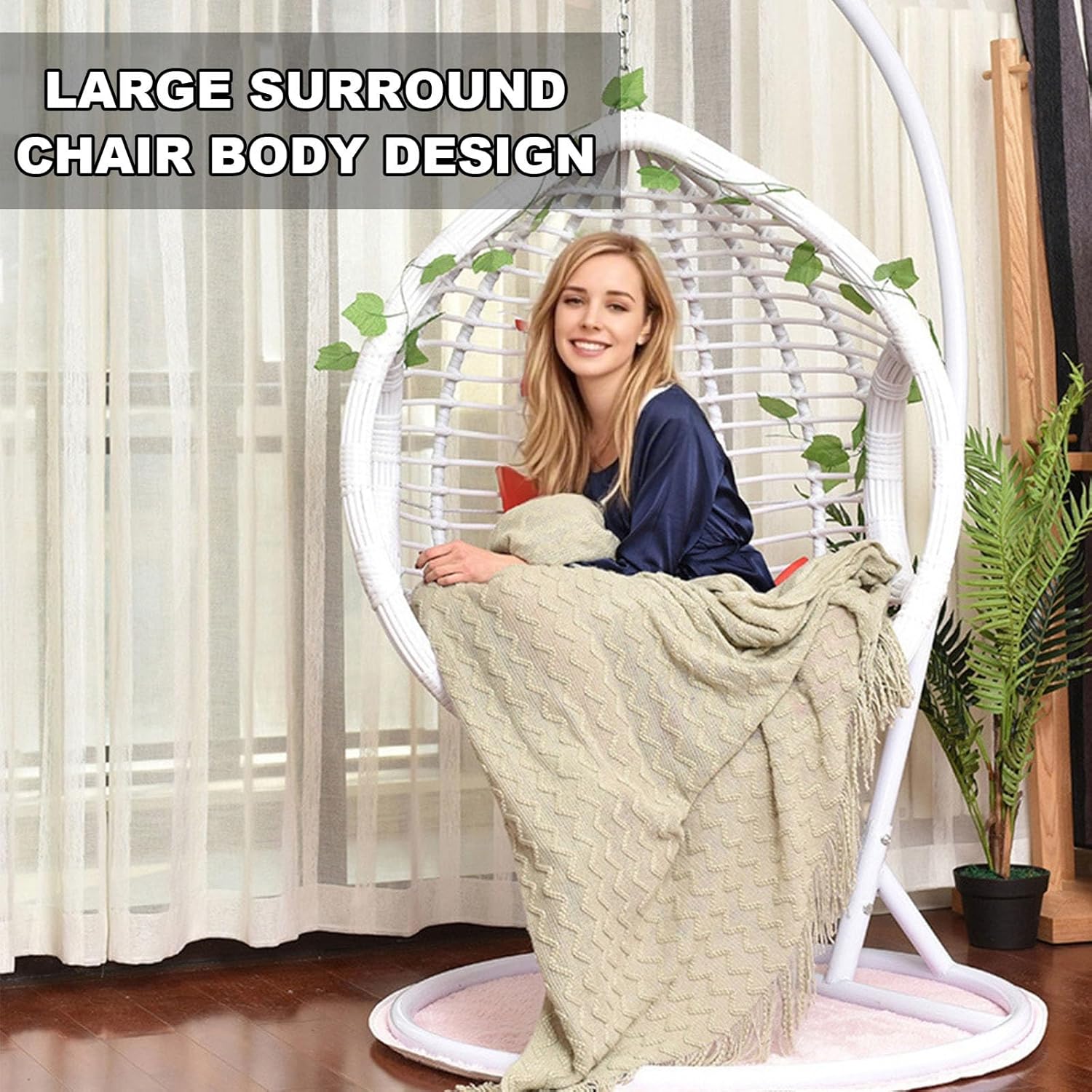PE Rattan Hanging Egg Chair wi - đánh giá và giá Outdoor Furniture Egg Chair