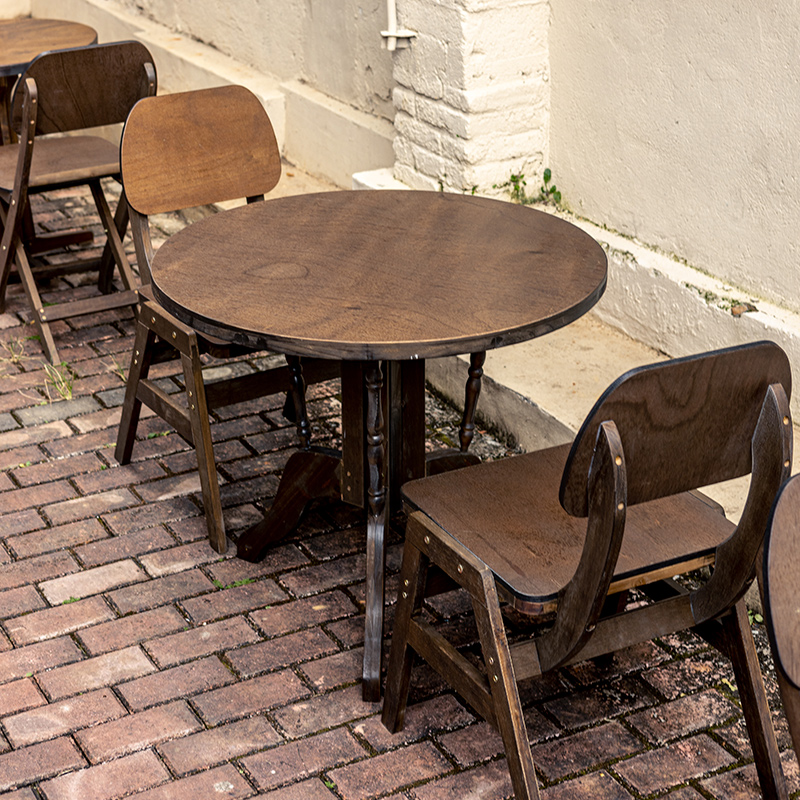 Retro Dining Table Round Table - đánh giá và giá Outdoor Furniture Shop
