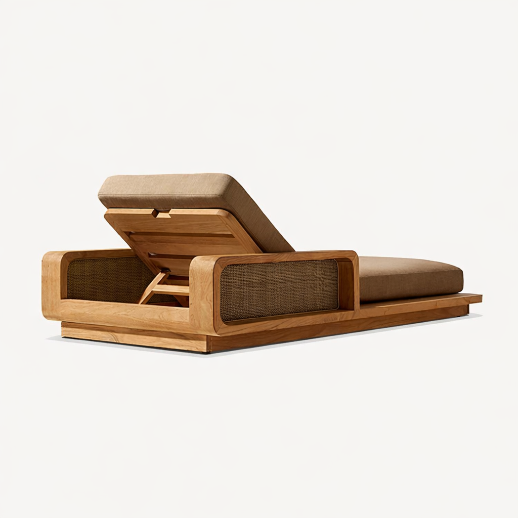 Outdoor Lounger Chair Hotel Ou - đánh giá và giá Outdoor Furniture Teak Wood