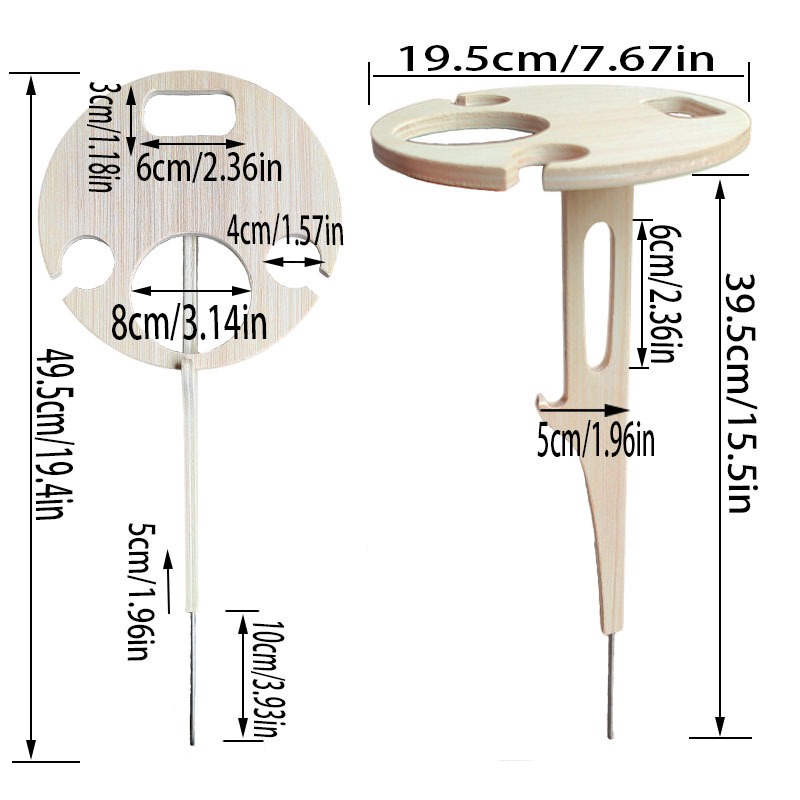Outdoor Wine Table Portable Pi - đánh giá và giá Outdoor Furniture Europe