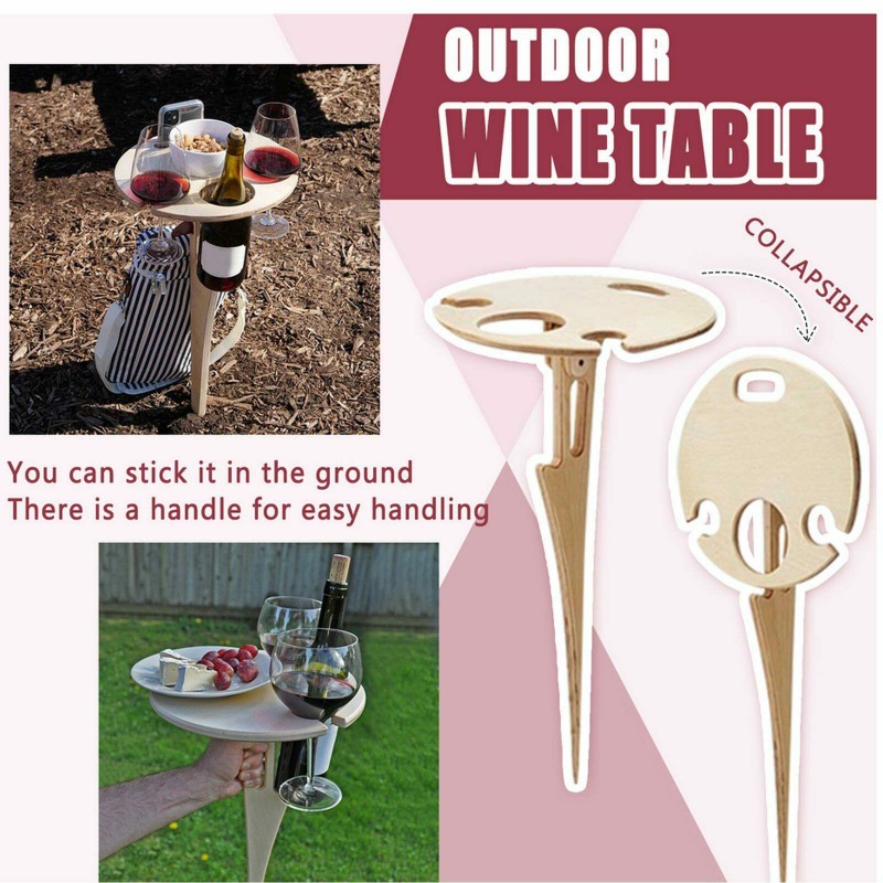 Outdoor Wine Table Portable Pi - đánh giá và giá Outdoor Furniture Europe