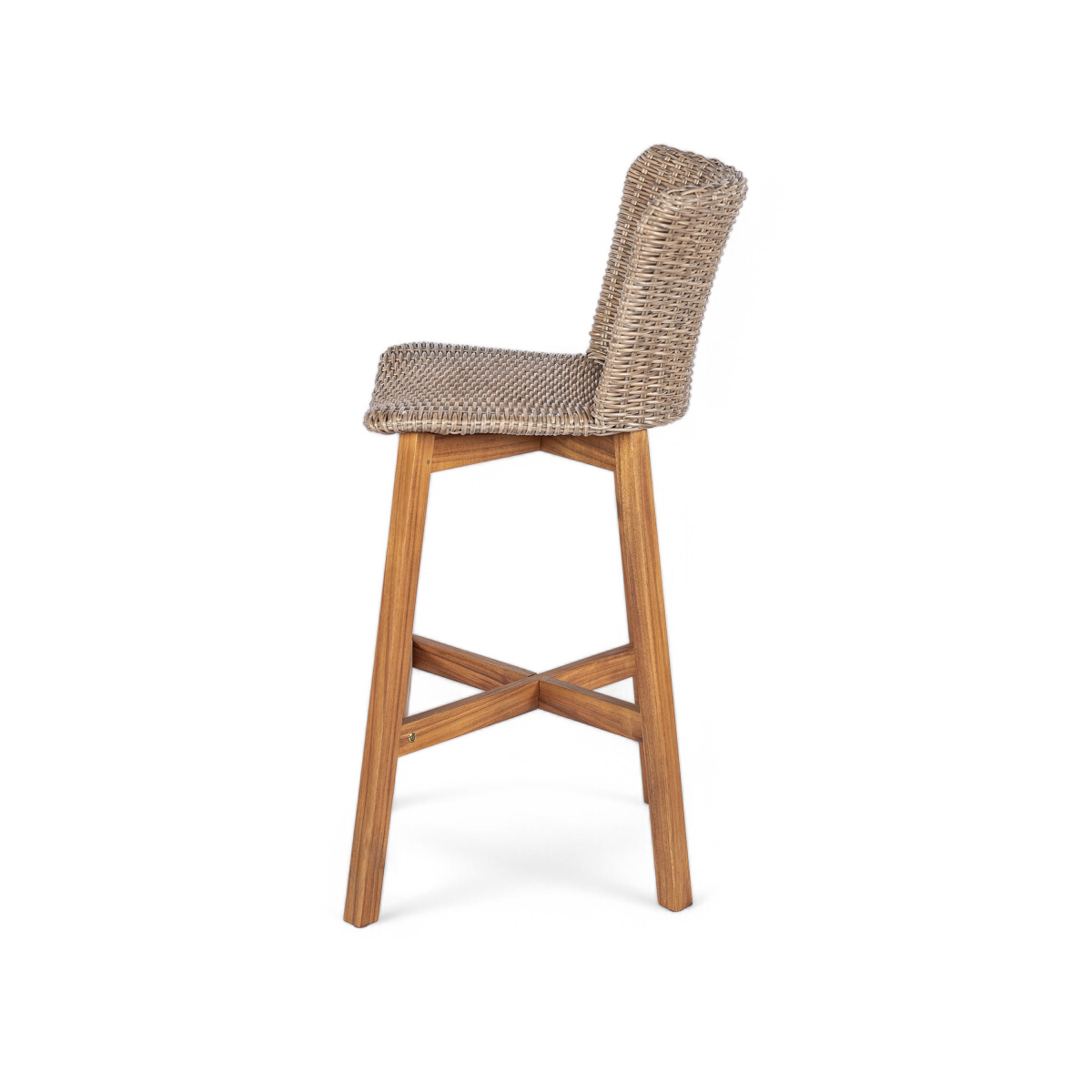 Lymington Outdoor Bar Stool, T - đánh giá và giá Outdoor Furniture Teak Wood